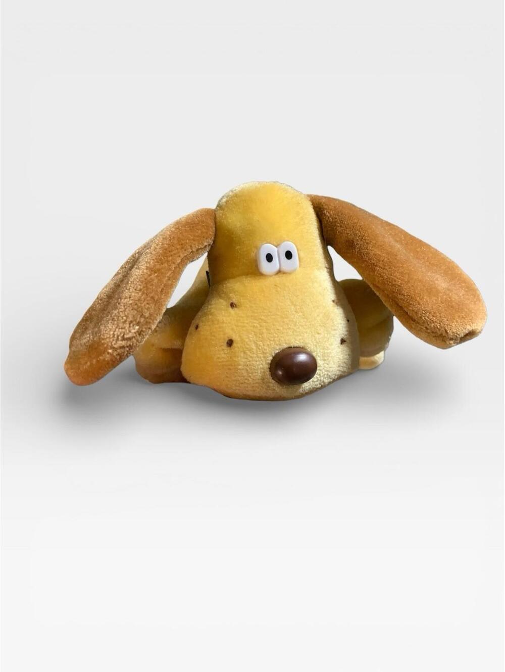 Vintage Kennel Kuddlees 5” Tan/Brown Puppy Stuffed Animal Plush Tara Toy